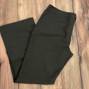 NWOT black dotted dress pants, feminine fit